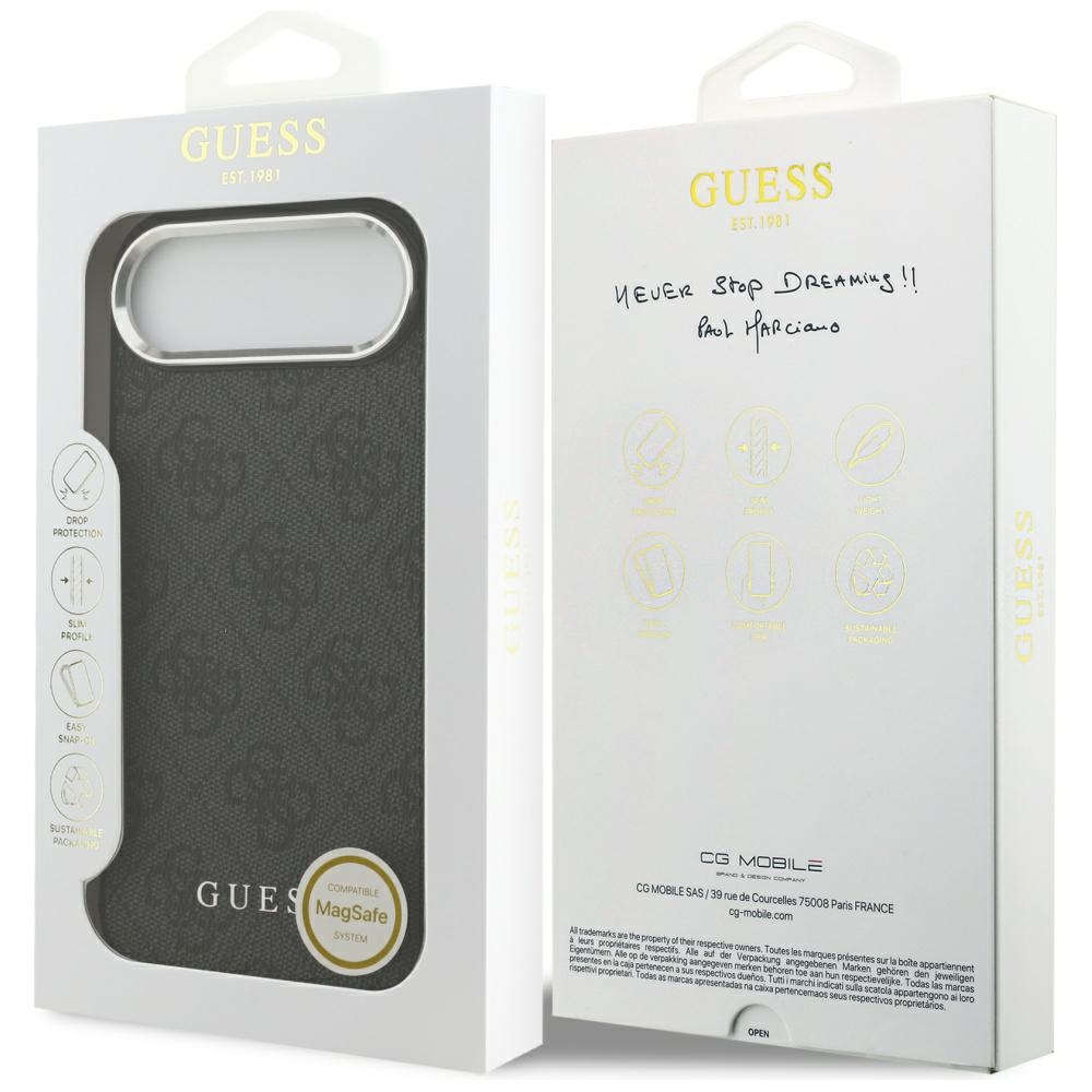 Etui Guess 4G Classic Logo MagSafe na iPhone 17 Air - czarnepol