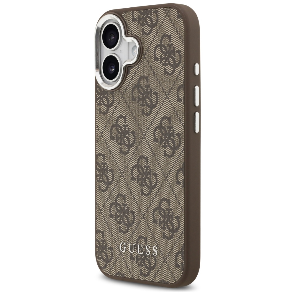 Guess 4G Classic Logo MagSafe case for iPhone 17 - browneng