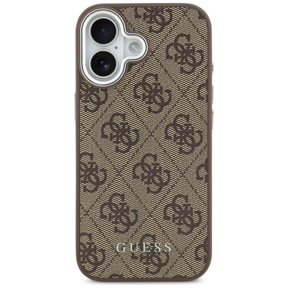 Guess 4G Classic Logo MagSafe case for iPhone 17 - browneng