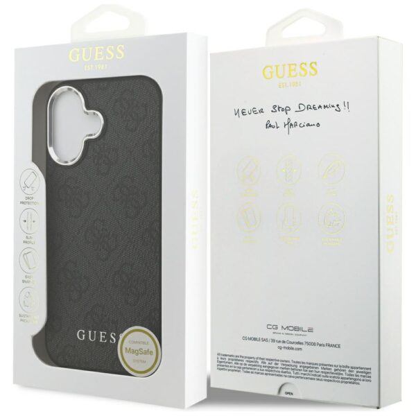 Etui Guess 4G Classic Logo MagSafe na iPhone 17 - czarnepol