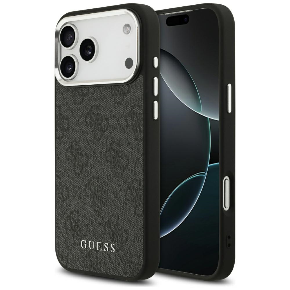 Guess 4G Classic Logo MagSafe case for iPhone 17 Pro Max - blackeng