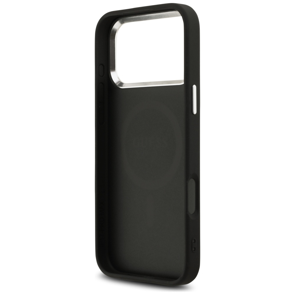 Guess 4G Classic Logo MagSafe case for iPhone 17 Pro Max - blackeng