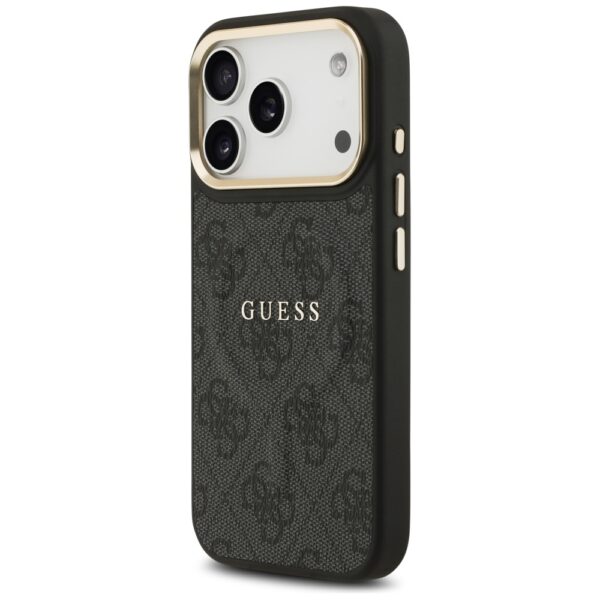 Etui Guess 4G PU Classic Logo MagSafe na iPhone 17 Pro - czarnepol