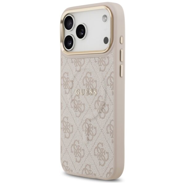 Guess 4G PU Classic Logo MagSafe Case for iPhone 17 Pro Max - Pinkeng