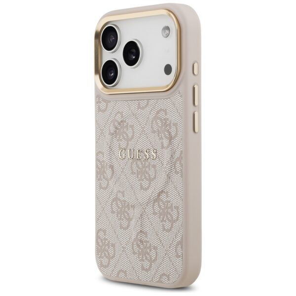Guess 4G PU Classic Logo MagSafe Case for iPhone 17 Pro - Pinkeng