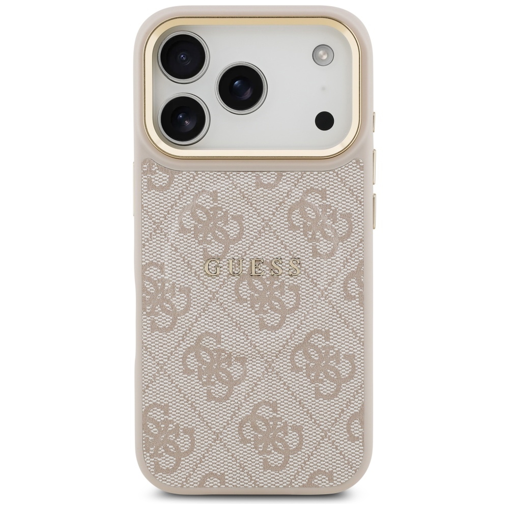 Guess 4G PU Classic Logo MagSafe Case for iPhone 17 Pro - Pinkeng