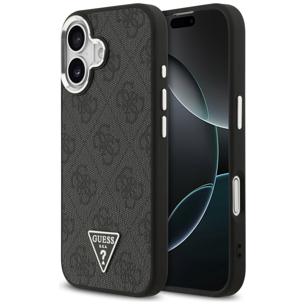 Etui Guess 4G Triangle Logo MagSafe na iPhone 17 - czarnepol