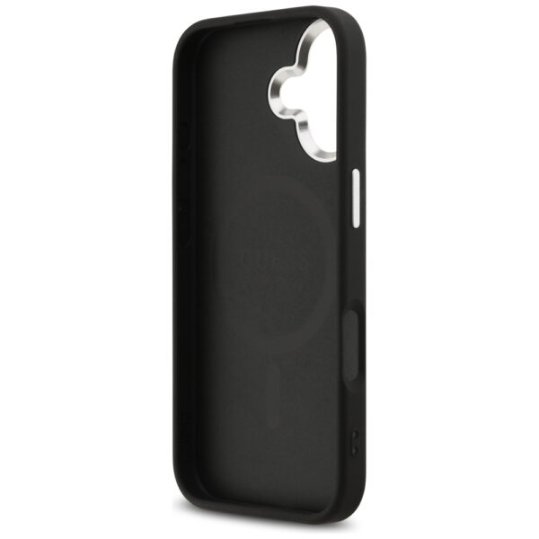 Etui Guess 4G Triangle Logo MagSafe na iPhone 17 - czarnepol