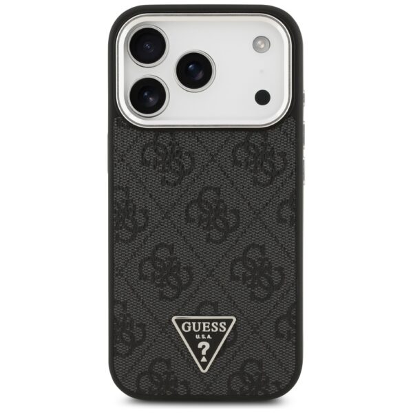 Guess 4G Triangle Logo MagSafe case for iPhone 17 Pro - blackeng