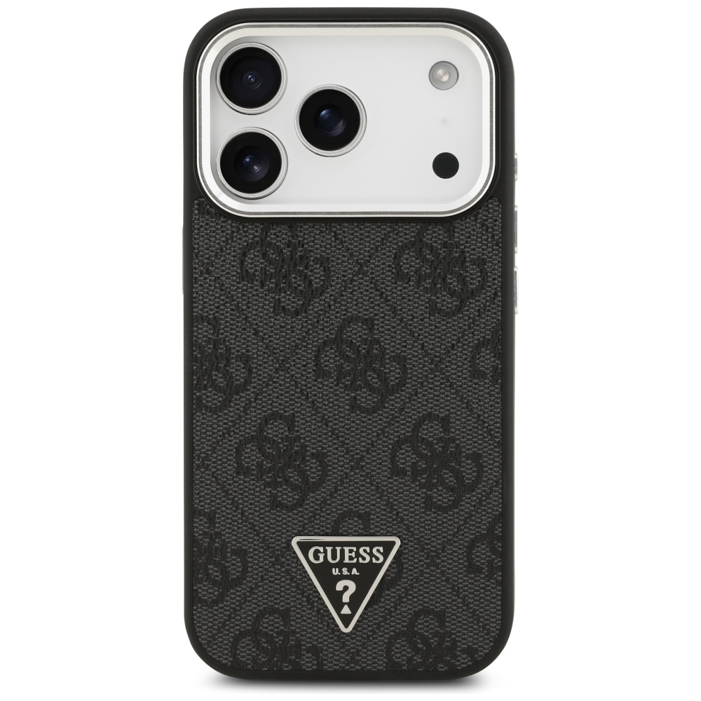 Guess 4G Triangle Logo MagSafe case for iPhone 17 Pro - blackeng
