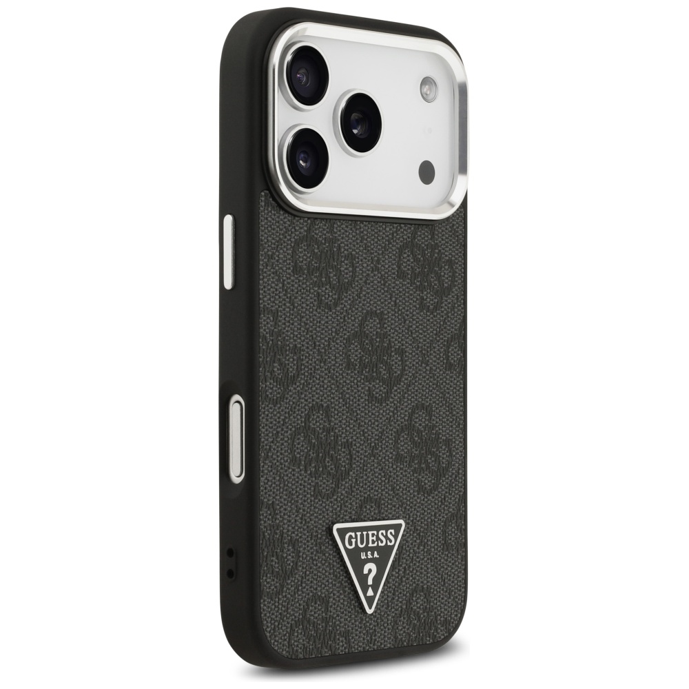Guess 4G Triangle Logo MagSafe case for iPhone 17 Pro - blackeng