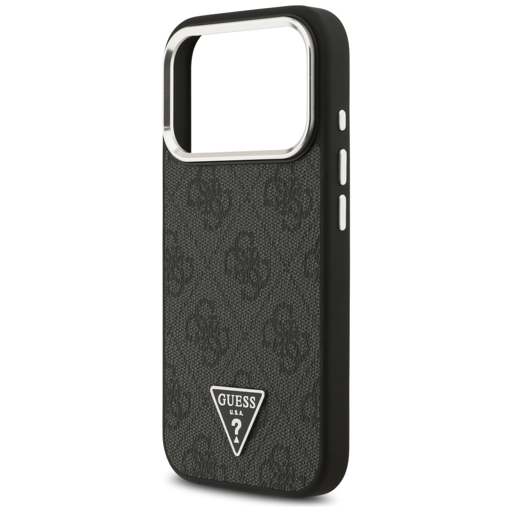 Guess 4G Triangle Logo MagSafe case for iPhone 17 Pro - blackeng