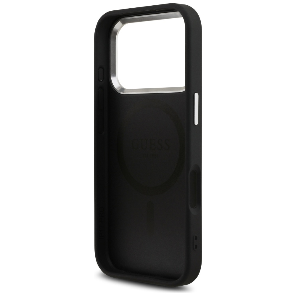 Guess 4G Triangle Logo MagSafe case for iPhone 17 Pro - blackeng