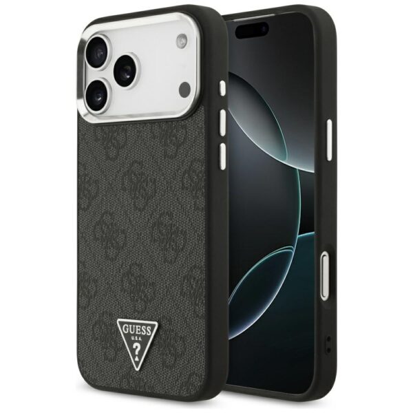 Guess 4G Triangle Logo MagSafe case for iPhone 17 Pro Max - blackeng
