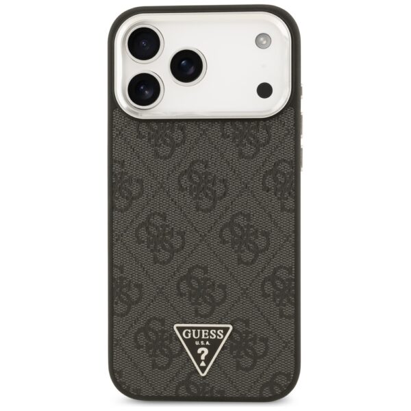 Guess 4G Triangle Logo MagSafe case for iPhone 17 Pro Max - blackeng