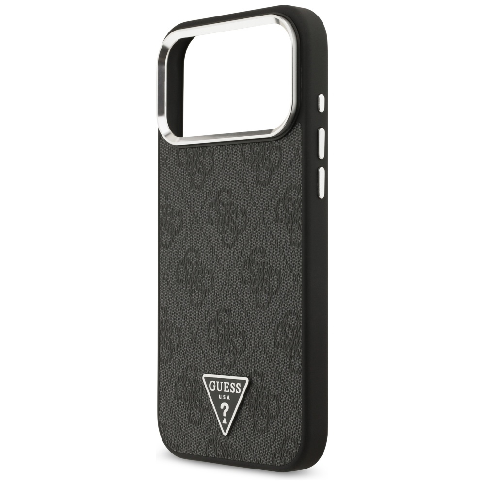 Guess 4G Triangle Logo MagSafe case for iPhone 17 Pro Max - blackeng