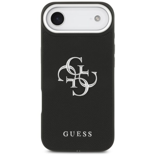 Guess Grained Big 4G Classic Logo case for iPhone 17 Air - blackeng