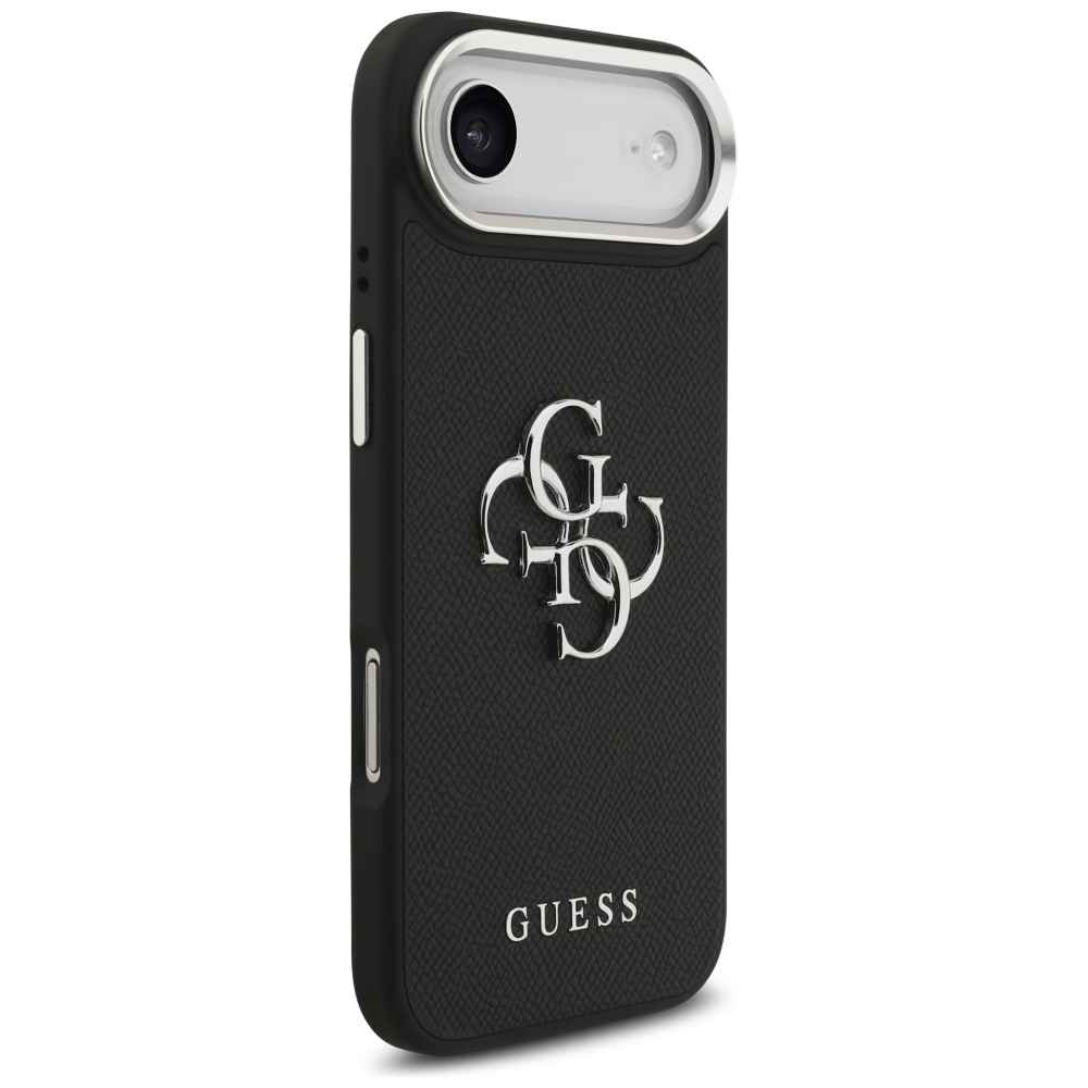 Guess Grained Big 4G Classic Logo case for iPhone 17 Air - blackeng