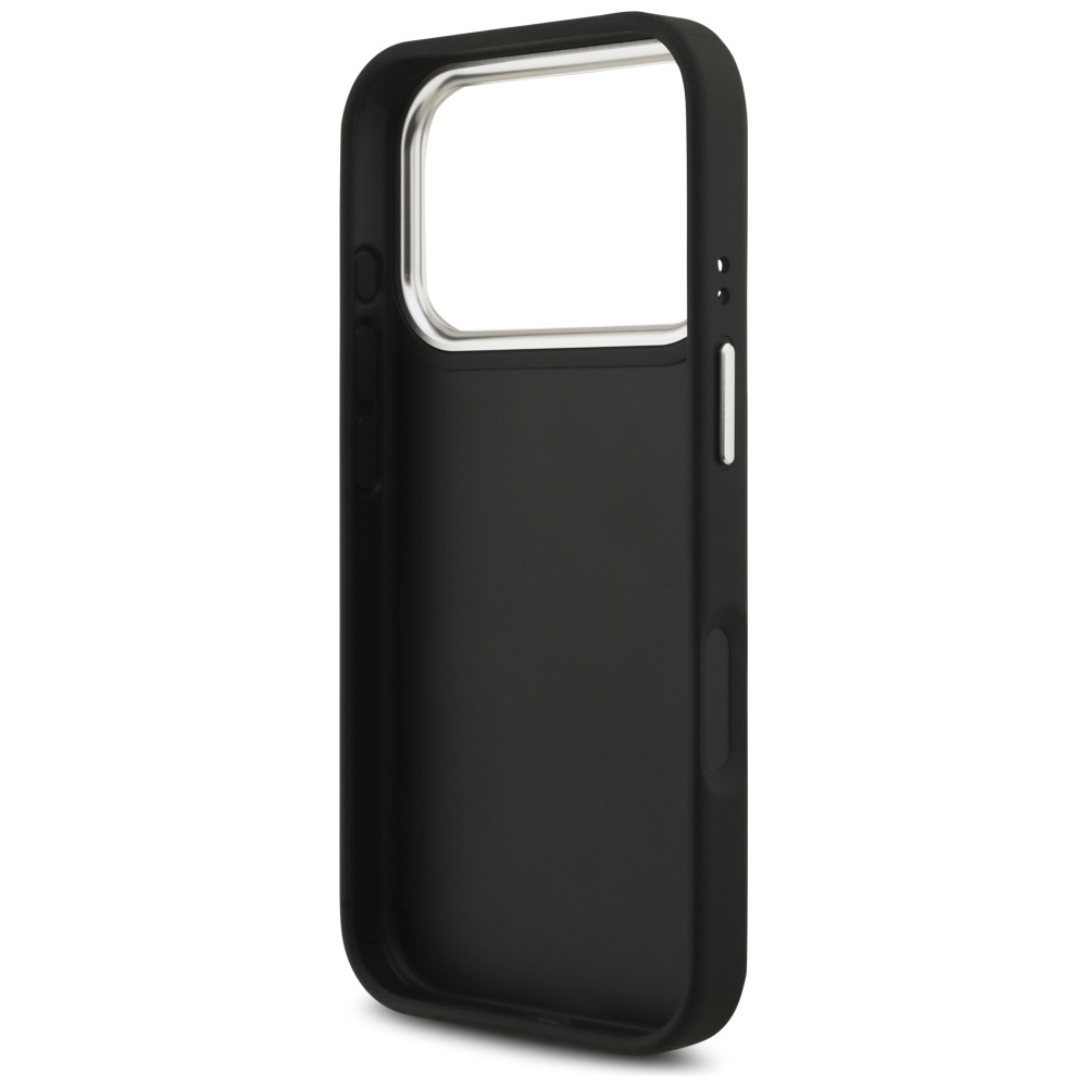 Guess Grained Big 4G Classic Logo case for iPhone 17 Pro - blackeng