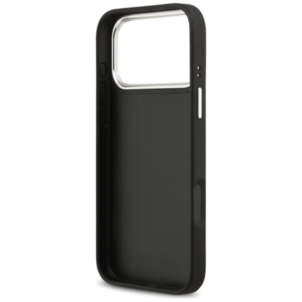 Guess Grained Big 4G Classic Logo case for iPhone 17 Pro Max - blackeng