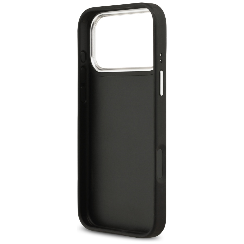 Guess Grained Big 4G Classic Logo case for iPhone 17 Pro Max - blackeng