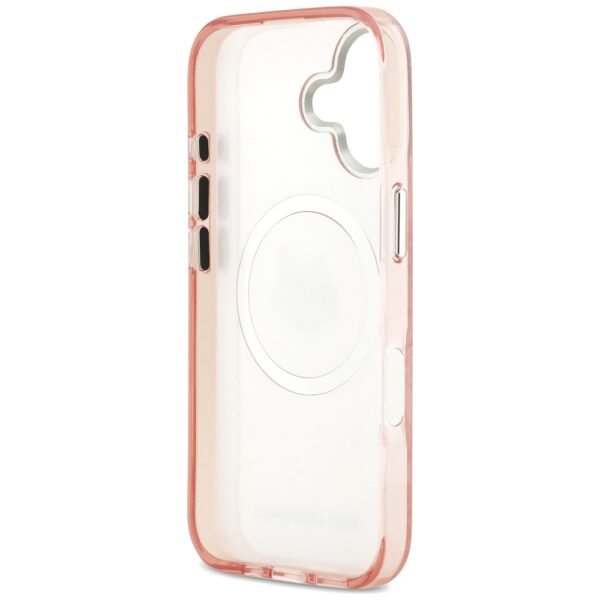 Karl Lagerfeld IML Choupette Head Logo MagSafe iPhone 17 Case - Pinkeng