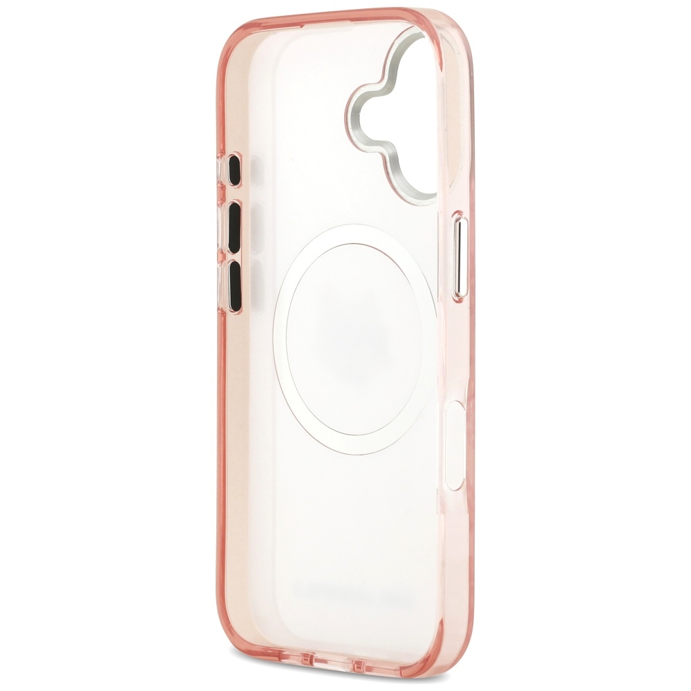 Karl Lagerfeld IML Choupette Head Logo MagSafe iPhone 17 Case - Pinkeng