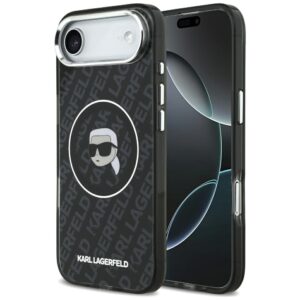Etui Karl Lagerfeld IML Karl Head Logo MagSafe na iPhone 17 Air - czarnepol
