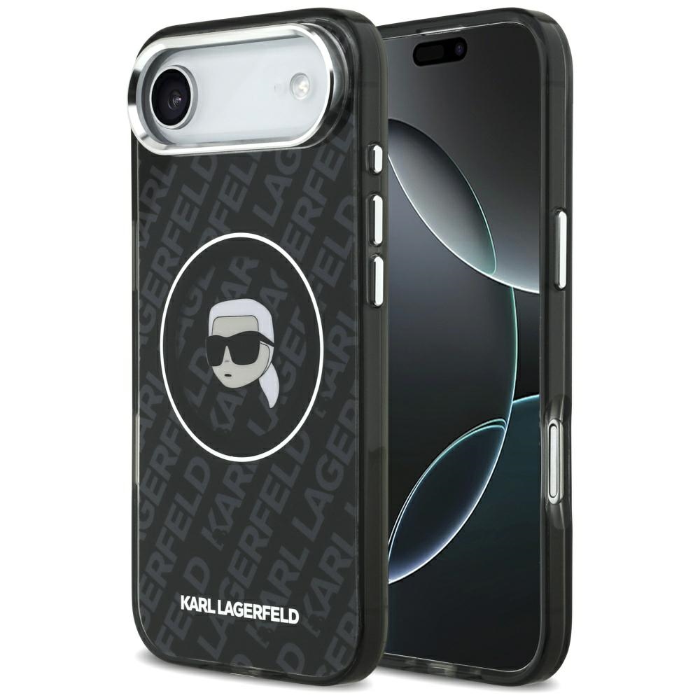 Etui Karl Lagerfeld IML Karl Head Logo MagSafe na iPhone 17 Air - czarnepol