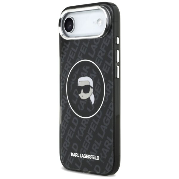 Etui Karl Lagerfeld IML Karl Head Logo MagSafe na iPhone 17 Air - czarnepol