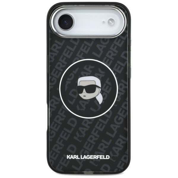 Etui Karl Lagerfeld IML Karl Head Logo MagSafe na iPhone 17 Air - czarnepol