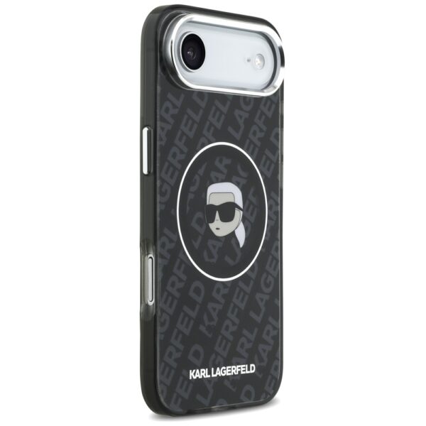 Etui Karl Lagerfeld IML Karl Head Logo MagSafe na iPhone 17 Air - czarnepol