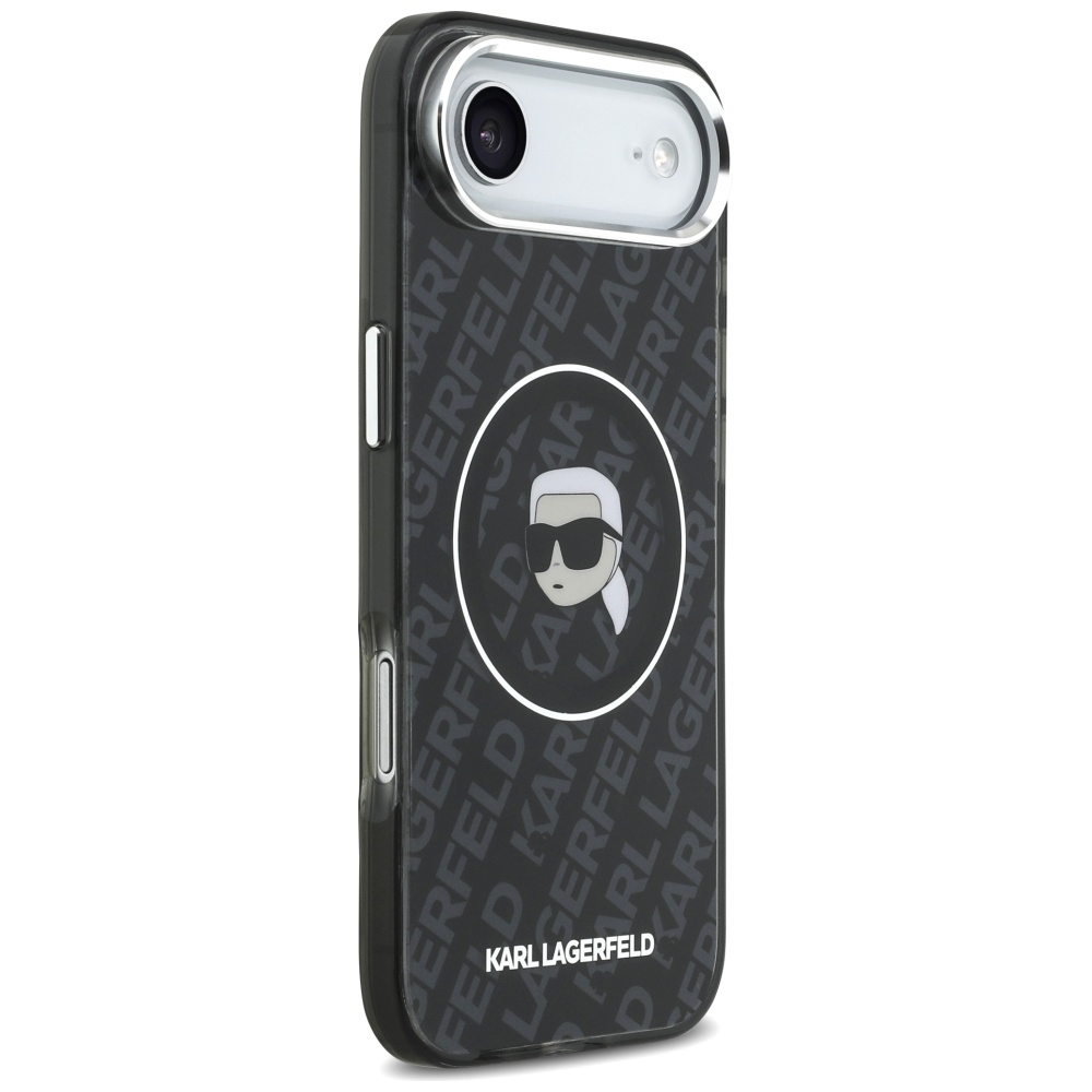 Etui Karl Lagerfeld IML Karl Head Logo MagSafe na iPhone 17 Air - czarnepol