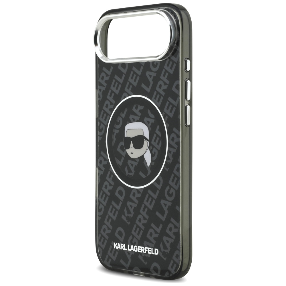Etui Karl Lagerfeld IML Karl Head Logo MagSafe na iPhone 17 Air - czarnepol