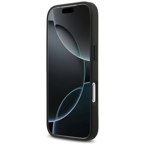 199962_5 Mercedes Leather Laurel Leaves Stripes MagSafe Case for iPhone 17 Pro - Blueeng