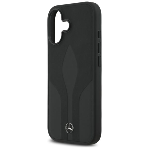Mercedes Leather The Move MagSafe case for iPhone 17 - blackeng