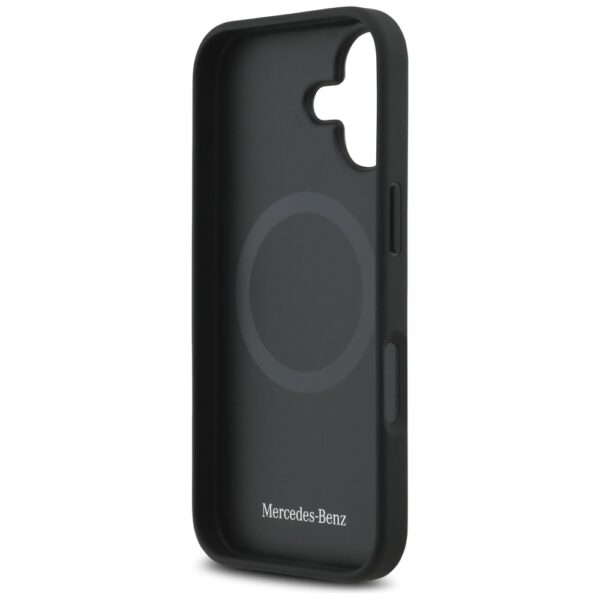 Mercedes Leather The Move MagSafe case for iPhone 17 - blackeng