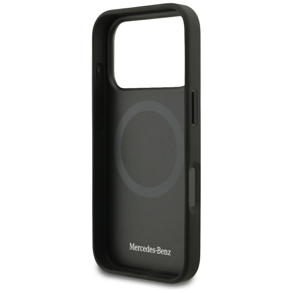 Mercedes Leather The Move MagSafe Case for iPhone 17 Pro - Beigeeng