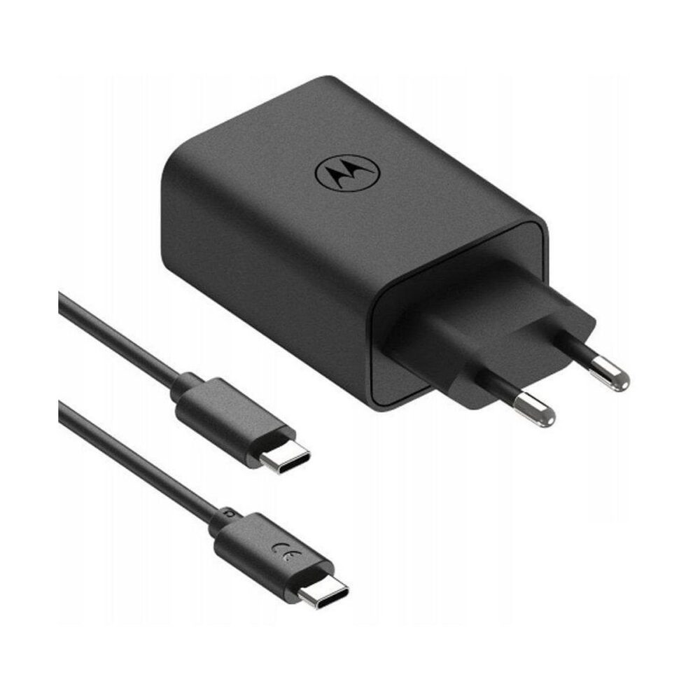 Γνήσιος Φορτιστής MOTOROLA 50W USB-C & USB-A Μαύρος (Bulk)