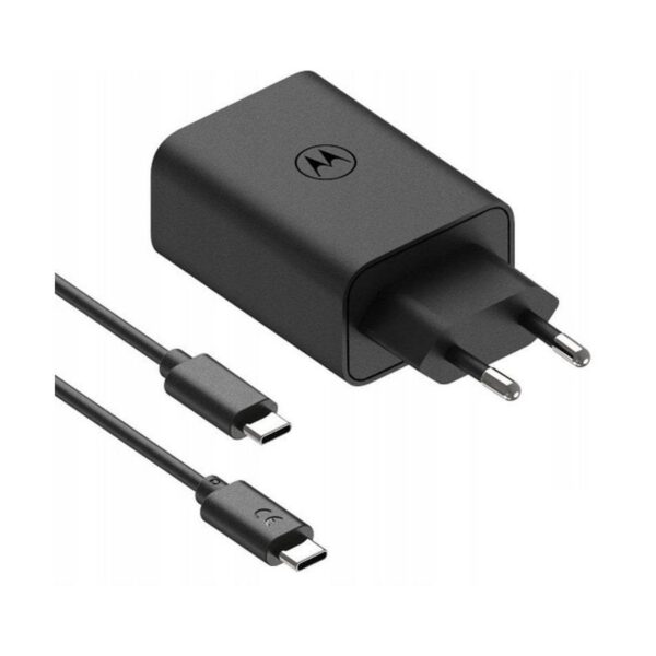 Γνήσιος Φορτιστής MOTOROLA 50W USB-C & USB-A Μαύρος (Bulk)