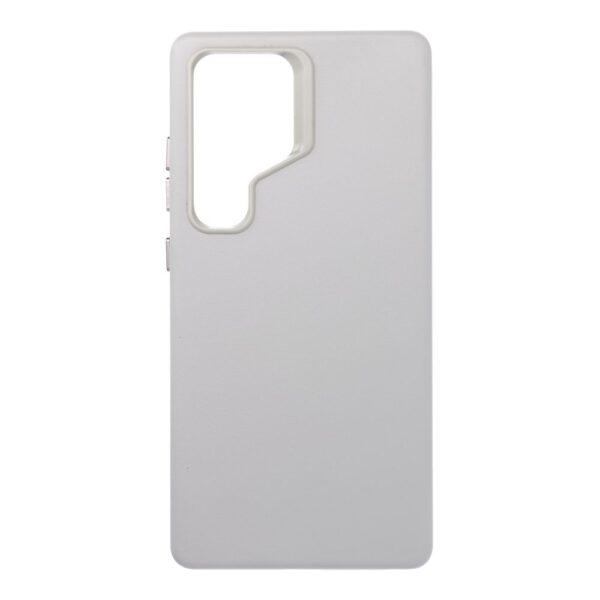 LEATHER MAG COVER case for SAMSUNG S25 ULTRA grey