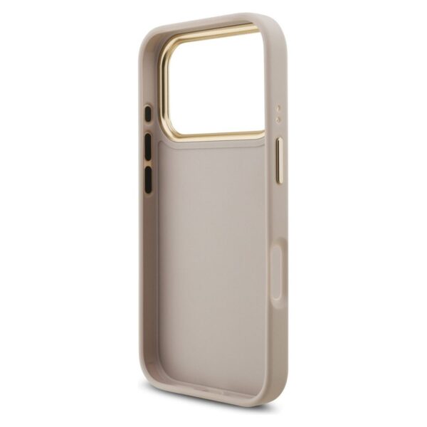 1d17213c5672519eb960466393a7ccf0 GUESS case for IPHONE 17 Pro GUHCP17L4GMGCPI (PU W/ Big 4G Classic Logo) gold pink
