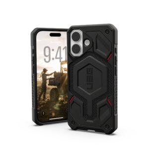 UAG Urban Armor Gear case MONARCH PRO compatible with MagSafe for IPHONE 17 kevlar black