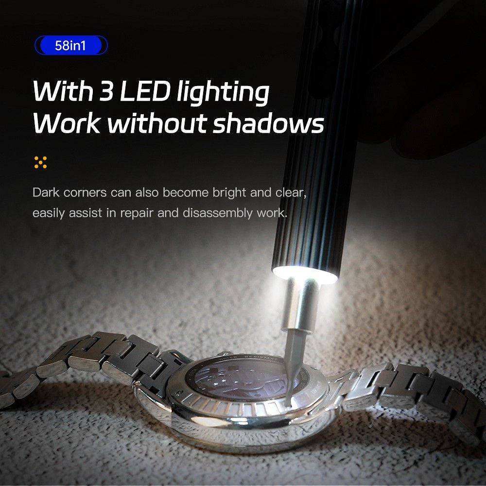 1ec4c2020c76de0cc0e1a66899d278b5 UF-TOOLS - N20 Straight Handle Electric Screwdriver Set 58in1