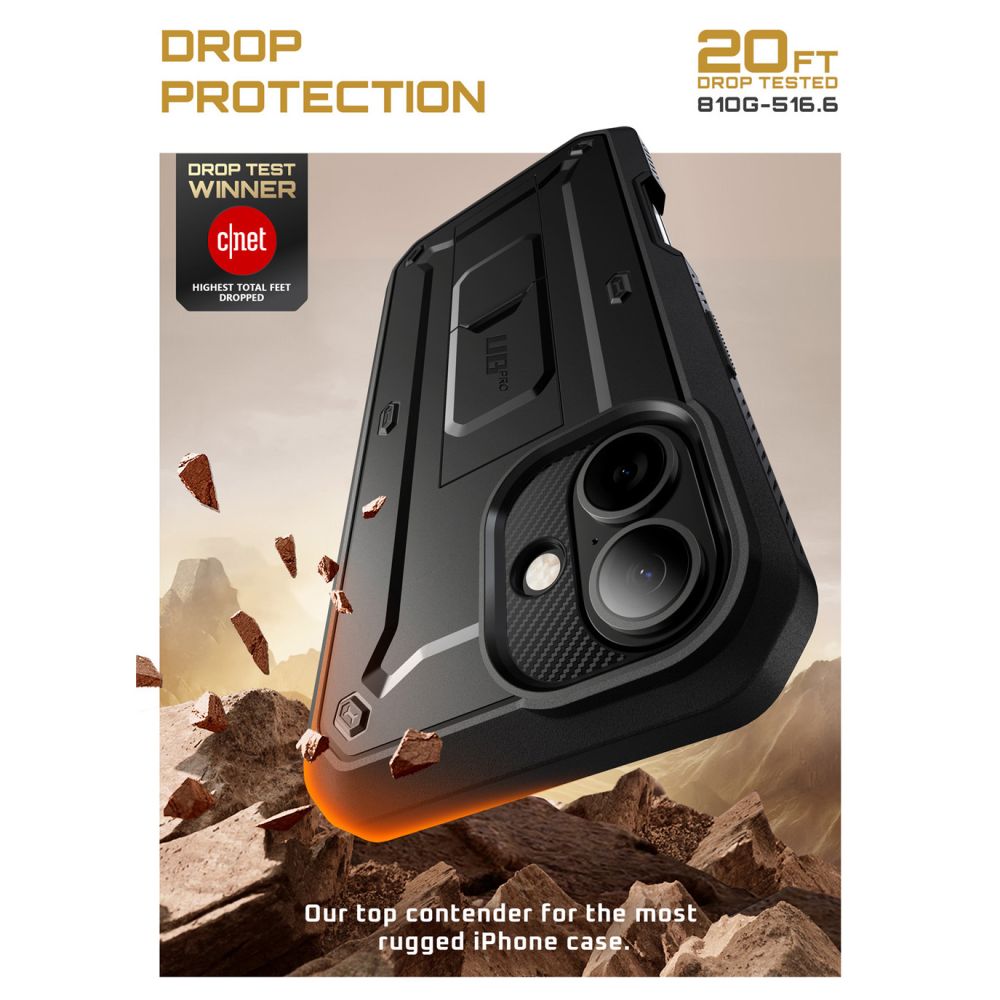Supcase UB Pro iPhone 17 Case - Blackeng