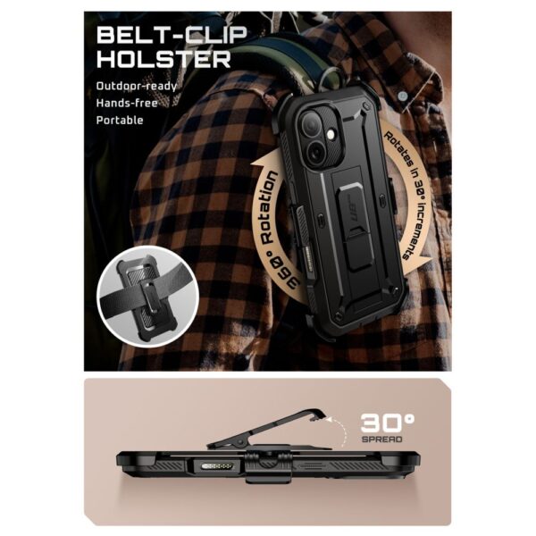 Supcase UB Pro iPhone 17 Case - Blackeng