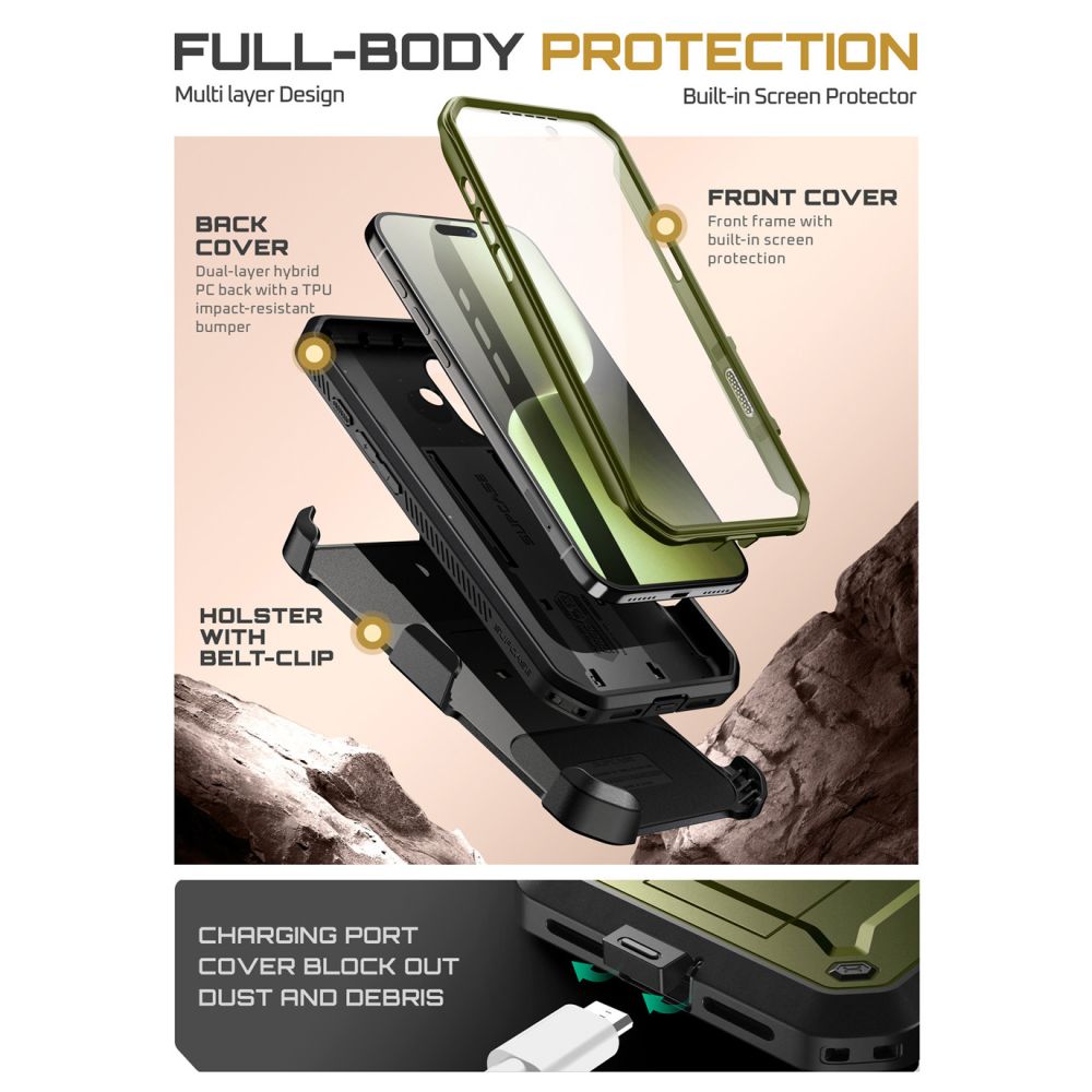 Supcase UB Pro iPhone 17 Case - Greeneng