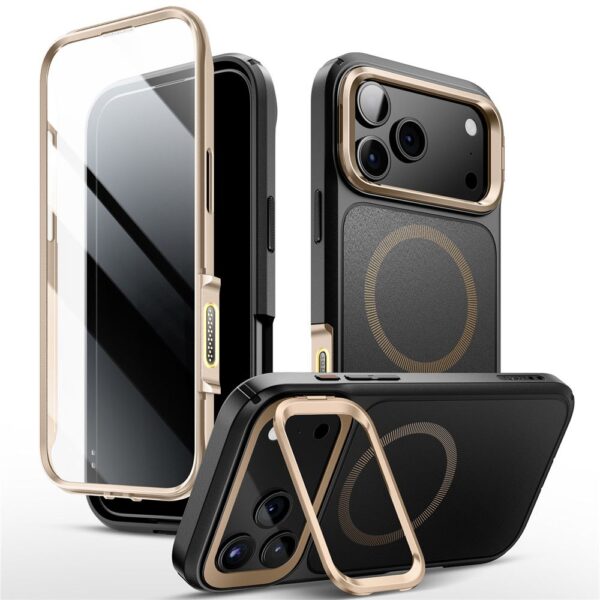 Supcase IBLSN Ares Flip Mag MagSafe Case for iPhone 17 Pro - Goldeng