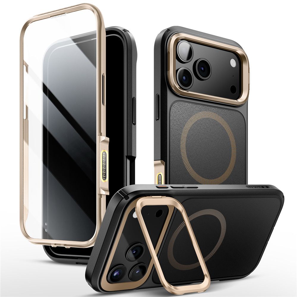 Supcase IBLSN Ares Flip Mag MagSafe Case for iPhone 17 Pro - Goldeng