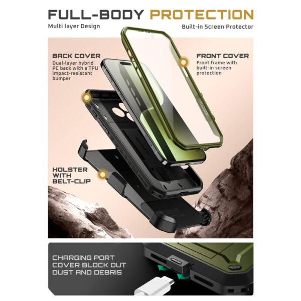 Supcase UB Pro Case for iPhone 17 Pro - Greeneng